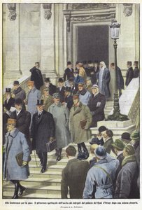 À la conférence pour la paix